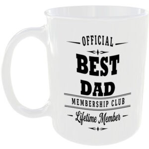 Official Best Dad Membership Club Funny Ceramic Mug Birthday Tea Coffee Gift Cup