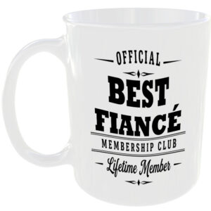 Official Best Fiancé Membership Club Funny Ceramic Mug Birthday Family Gift