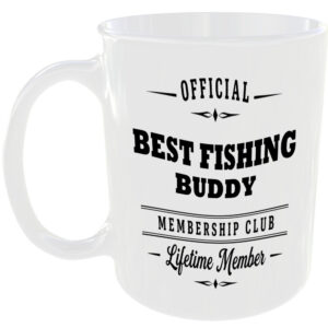 Official Best Fishing Buddy Membership Club Funny Ceramic Mug Birthday Present