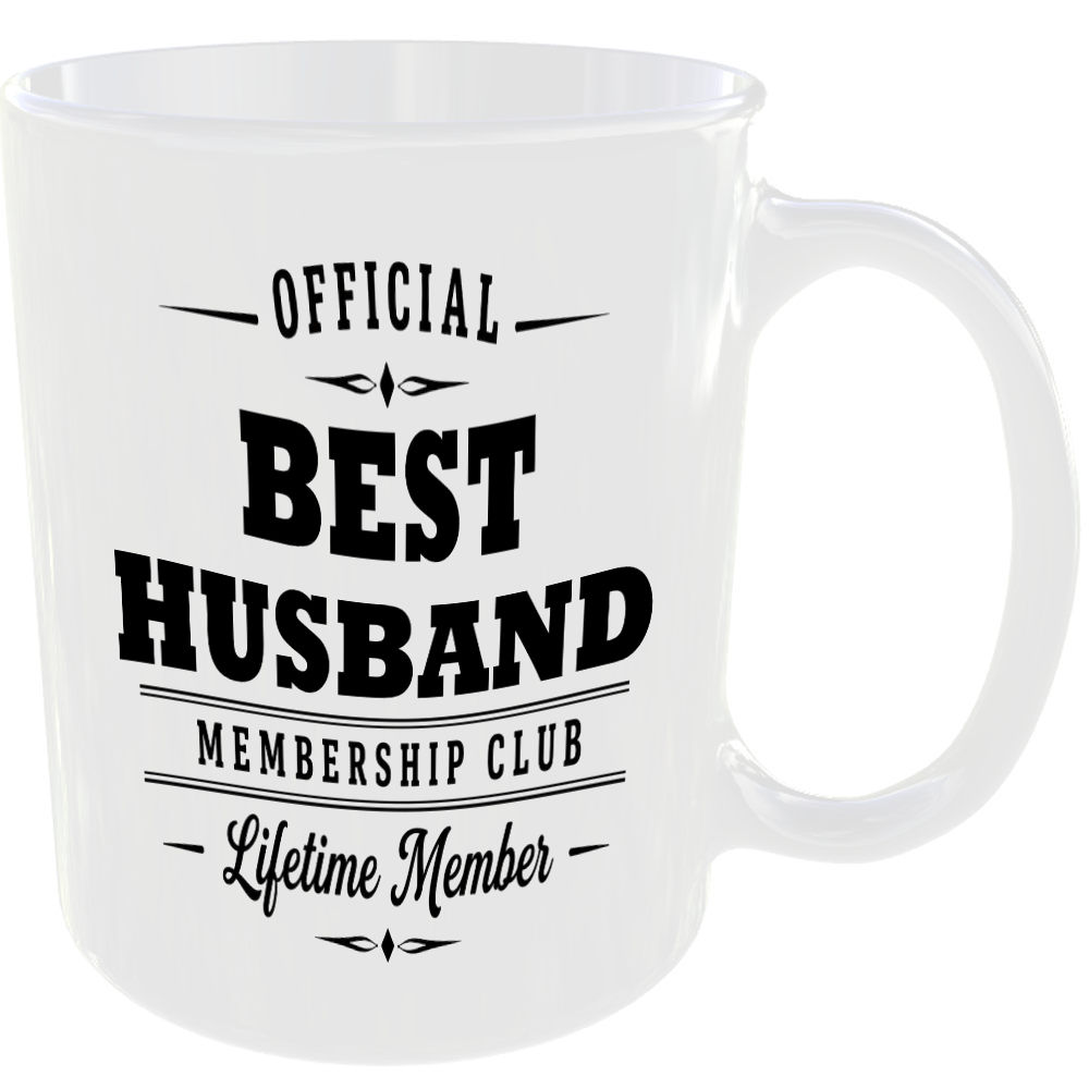 Official Best Husband Membership Club Funny Ceramic Mug Birthday Family Gift - Image 2