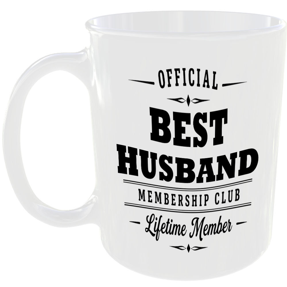 Official Best Husband Membership Club Funny Ceramic Mug Birthday Family Gift