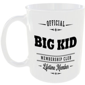 Official Big Kid Membership Club Funny Ceramic Mug Birthday Gift Tea Coffee Cup