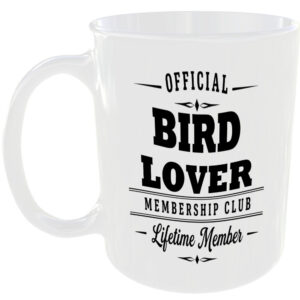 Official Bird Lover Membership Club Funny Ceramic Mug Pet Owner Birthday Gift ☕