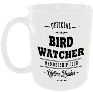 Official Bird Watcher Membership Club Funny Ceramic Mug Bird Lover Gift