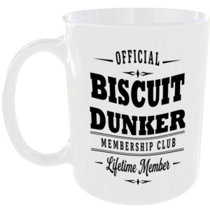 Official Biscuit Dunker Membership Club Funny Ceramic Mug Foodie Kitchen Tea Cup