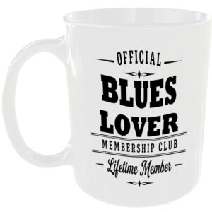 Official Blues Lover Membership Club Funny Ceramic Mug Music Musician Fan Gift