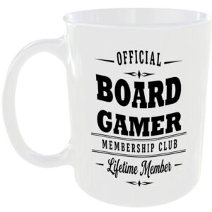 Official Board Gamer Membership Club Funny Ceramic Mug Birthday Gift Tea Coffee