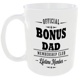 Official Bonus Dad Membership Club Funny Ceramic Mug Birthday Family Gift