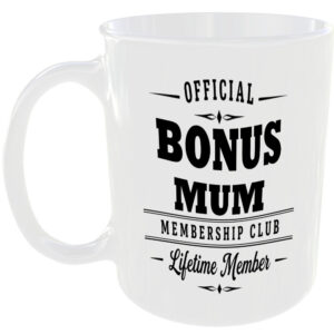 Official Bonus Mum Membership Club Funny Ceramic Mug Birthday Family Gift