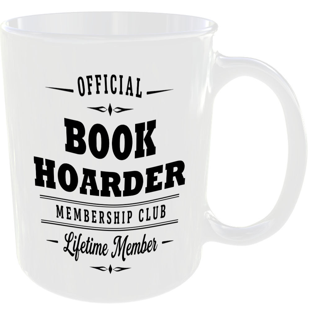 Official Book Hoarder Membership Club Funny Ceramic Mug Entertainment Fan Gift - Image 2