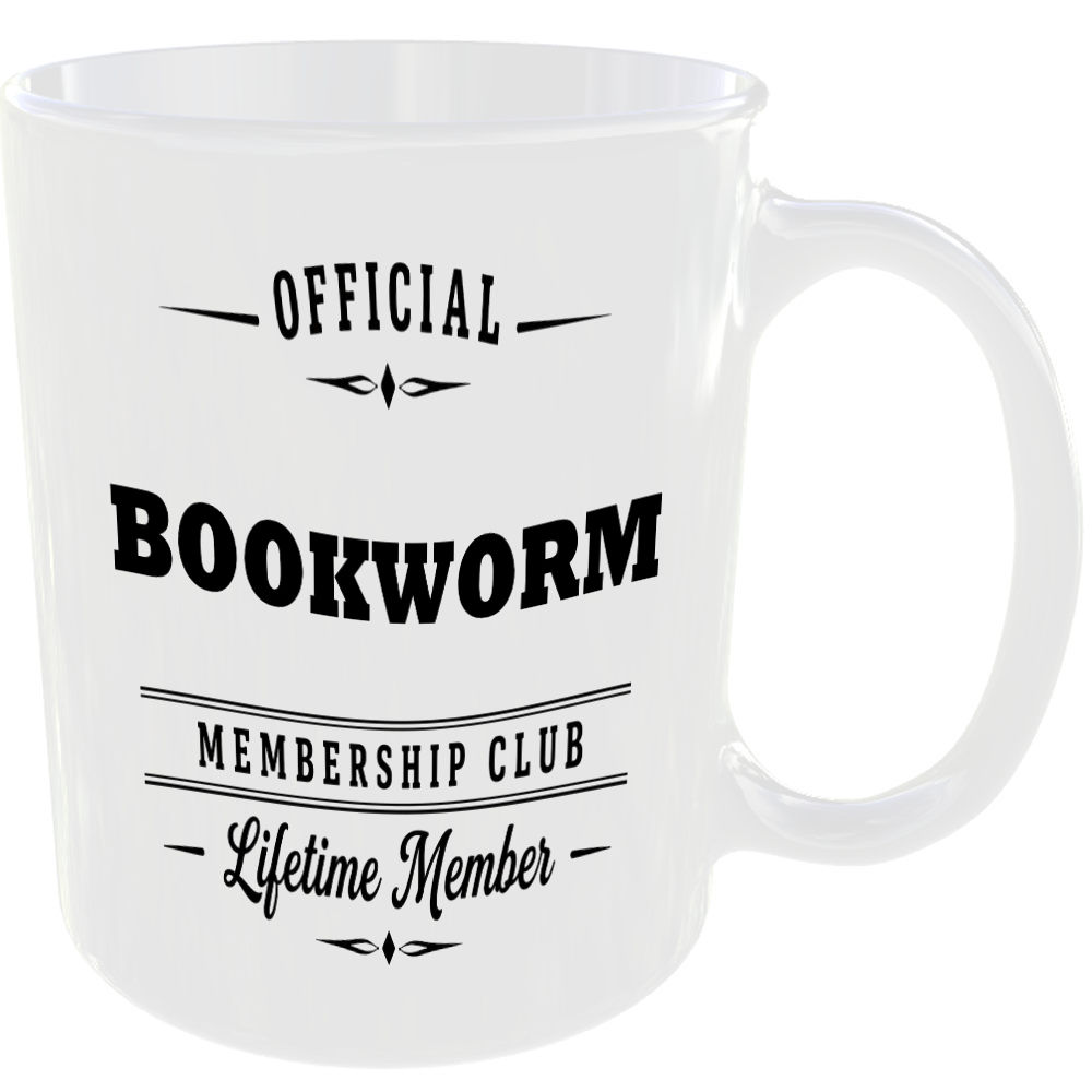 Official Bookworm Membership Club Funny Ceramic Mug Birthday Gift Tea Coffee Cup - Image 2