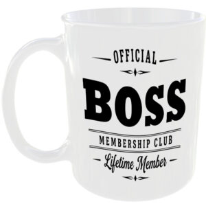Official Boss Membership Club Funny Ceramic Mug Birthday Gift Tea Coffee Present