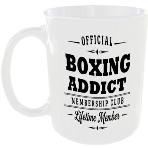 Official Boxing Addict Membership Club Funny Ceramic Mug Sports Fitness Fan Gift