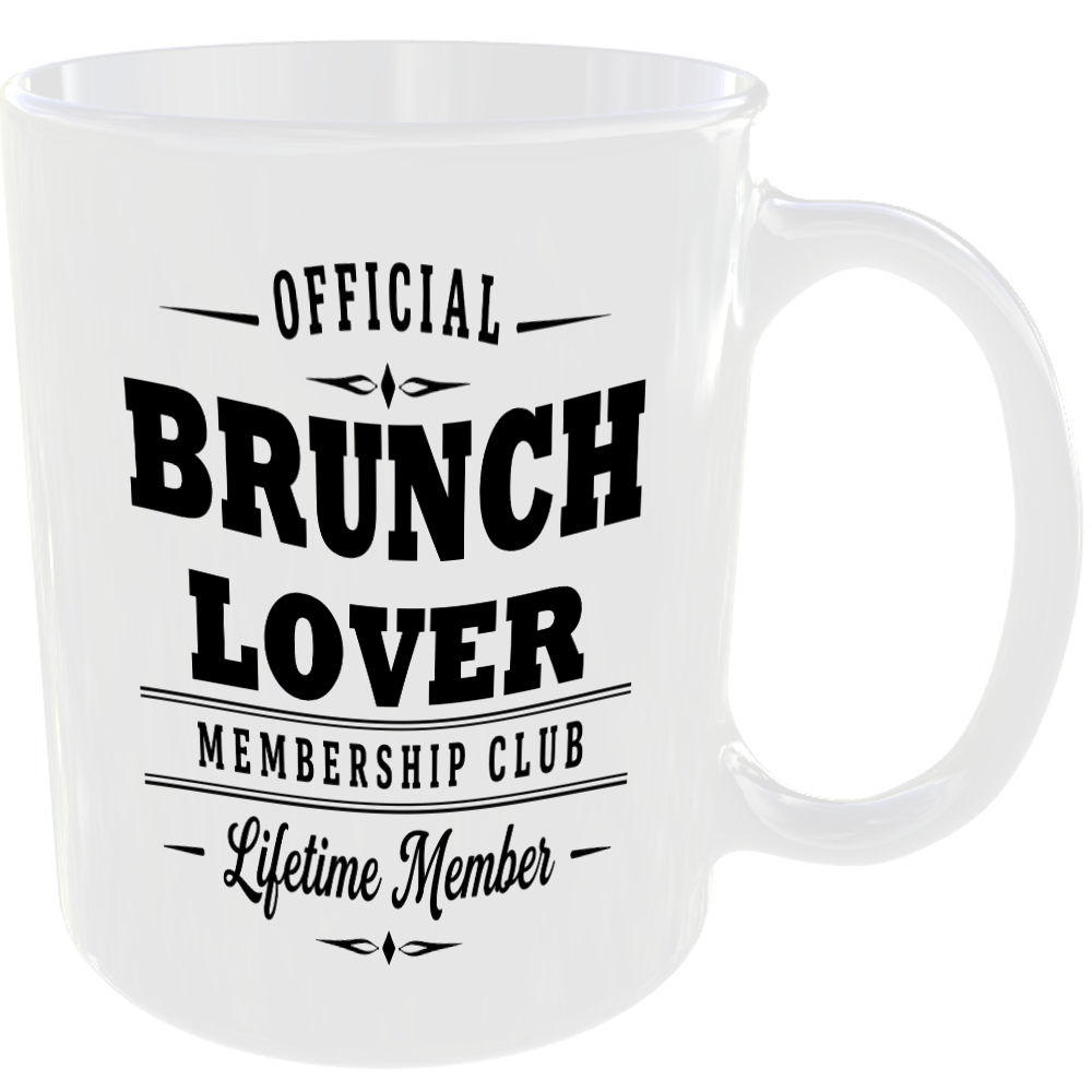Official Brunch Lover Membership Club Funny Ceramic Mug Birthday Gift Tea Coffee - Image 2