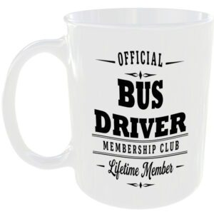 Official Bus Driver Membership Club Funny Ceramic Mug Work Colleague Gift