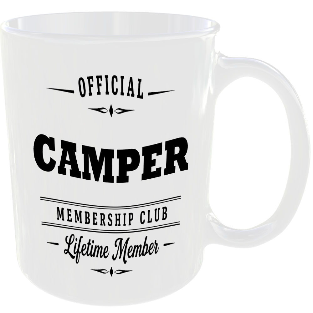Official Camper Membership Club Funny Ceramic Mug Birthday Gift Tea Coffee Cup - Image 2