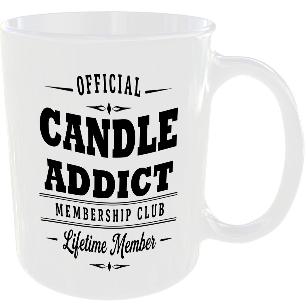 Official Candle Addict Membership Club Funny Ceramic Mug Home Novelty Humour Tea - Image 2