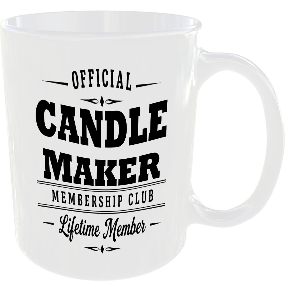 Official Candle Maker Membership Club Funny Ceramic Mug Craft Creative Hobby Tea - Image 2
