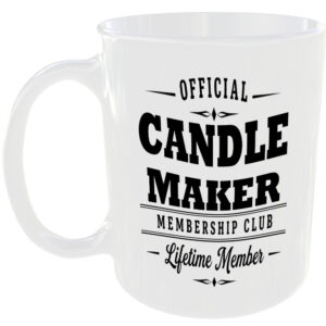 Official Candle Maker Membership Club Funny Ceramic Mug Craft Creative Hobby Tea