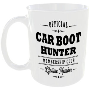 Official Car Boot Hunter Membership Club Funny Ceramic Mug Birthday Gift Tea Cup