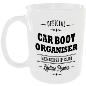 Official Car Boot Organiser Membership Club Funny Car Lover Ceramic Mug Gift