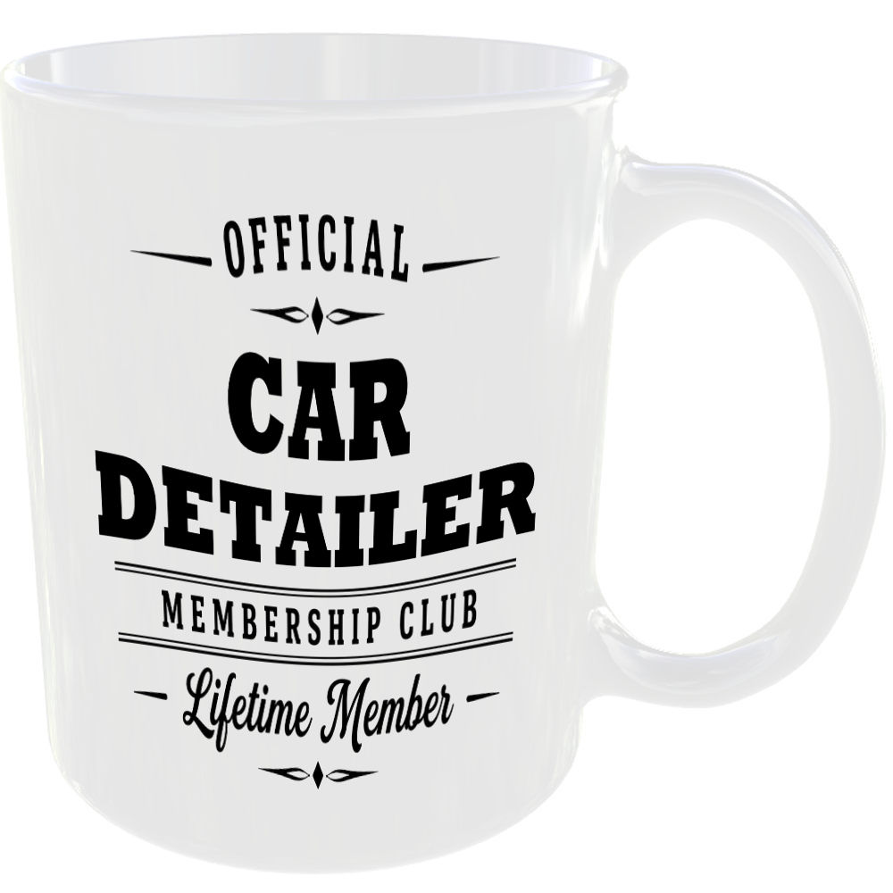 Official Car Detailer Membership Club Funny Ceramic Mug Car Enthusiast Gift - Image 2