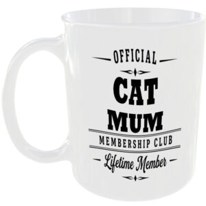 Official Cat Mum Membership Club Funny Ceramic Mug Pet Owner Birthday Gift Tea ☕