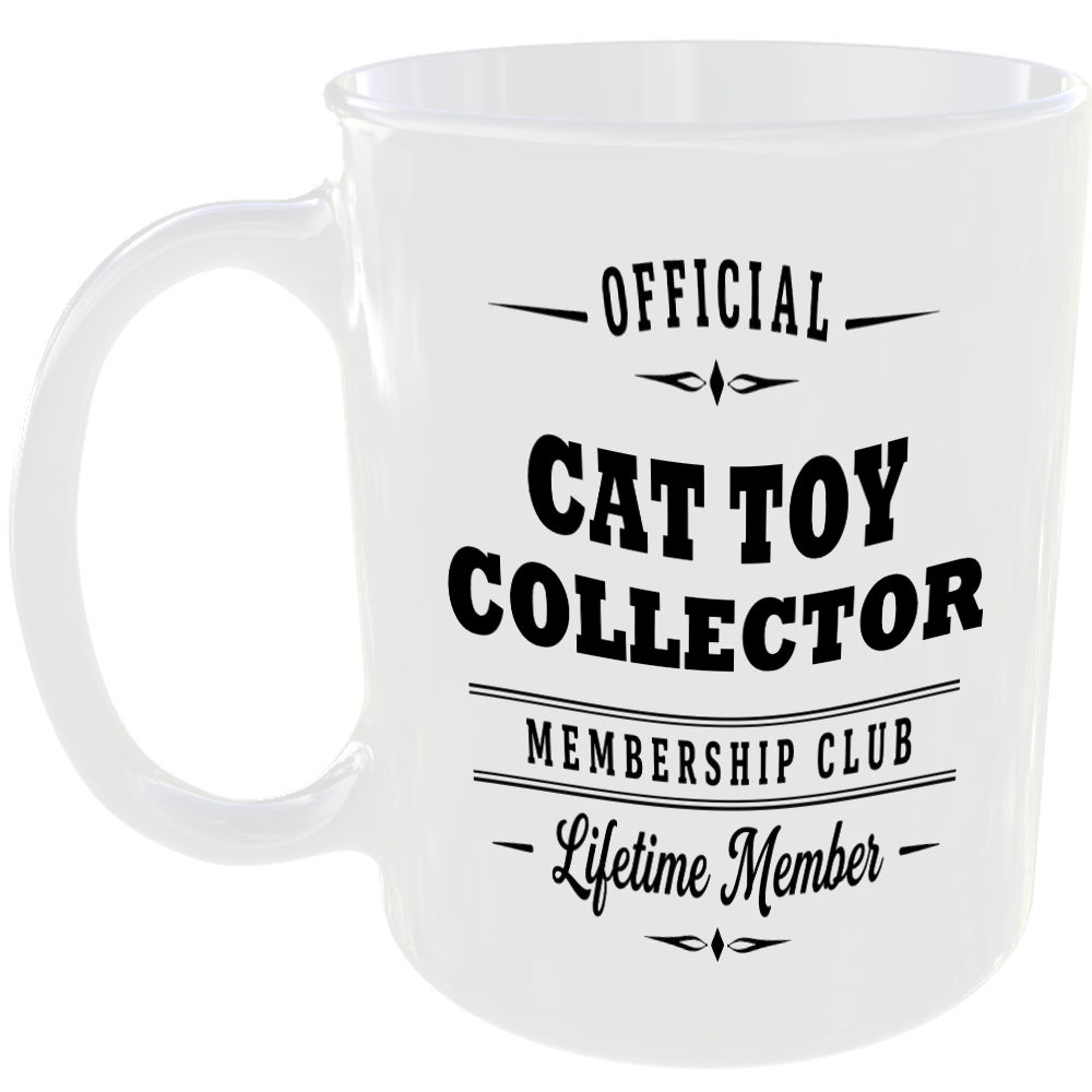 Official Cat Toy Collector Membership Club Funny Pet Lover Mug Gift