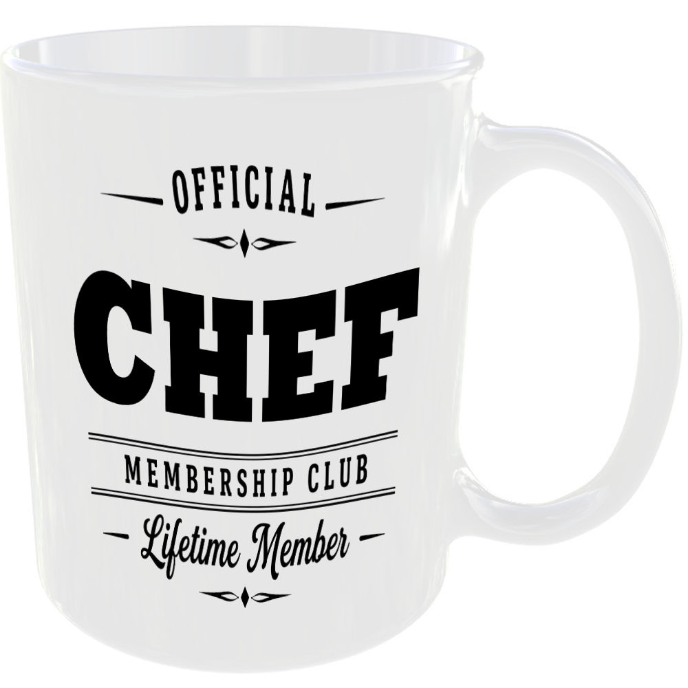 Official Chef Membership Club Funny Ceramic Mug Work Colleague Gift - Image 2