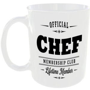 Official Chef Membership Club Funny Ceramic Mug Work Colleague Gift
