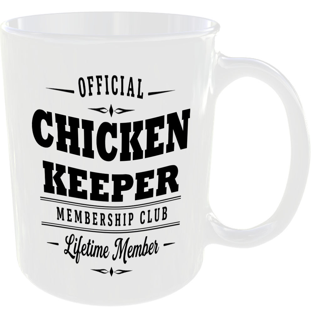 Official Chicken Keeper Membership Club Funny Ceramic Mug Birthday Gift Tea Cup - Image 2