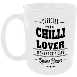 Official Chilli Lover Membership Club Funny Ceramic Mug Birthday Gift Tea Coffee
