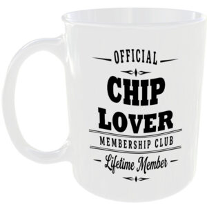 Official Chip Lover Membership Club Funny Ceramic Mug Birthday Gift Tea Coffee ā
