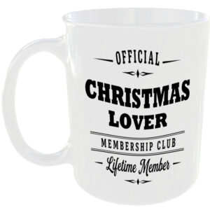Official Christmas Lover Membership Club Funny Ceramic Mug Birthday Gift Tea Cup