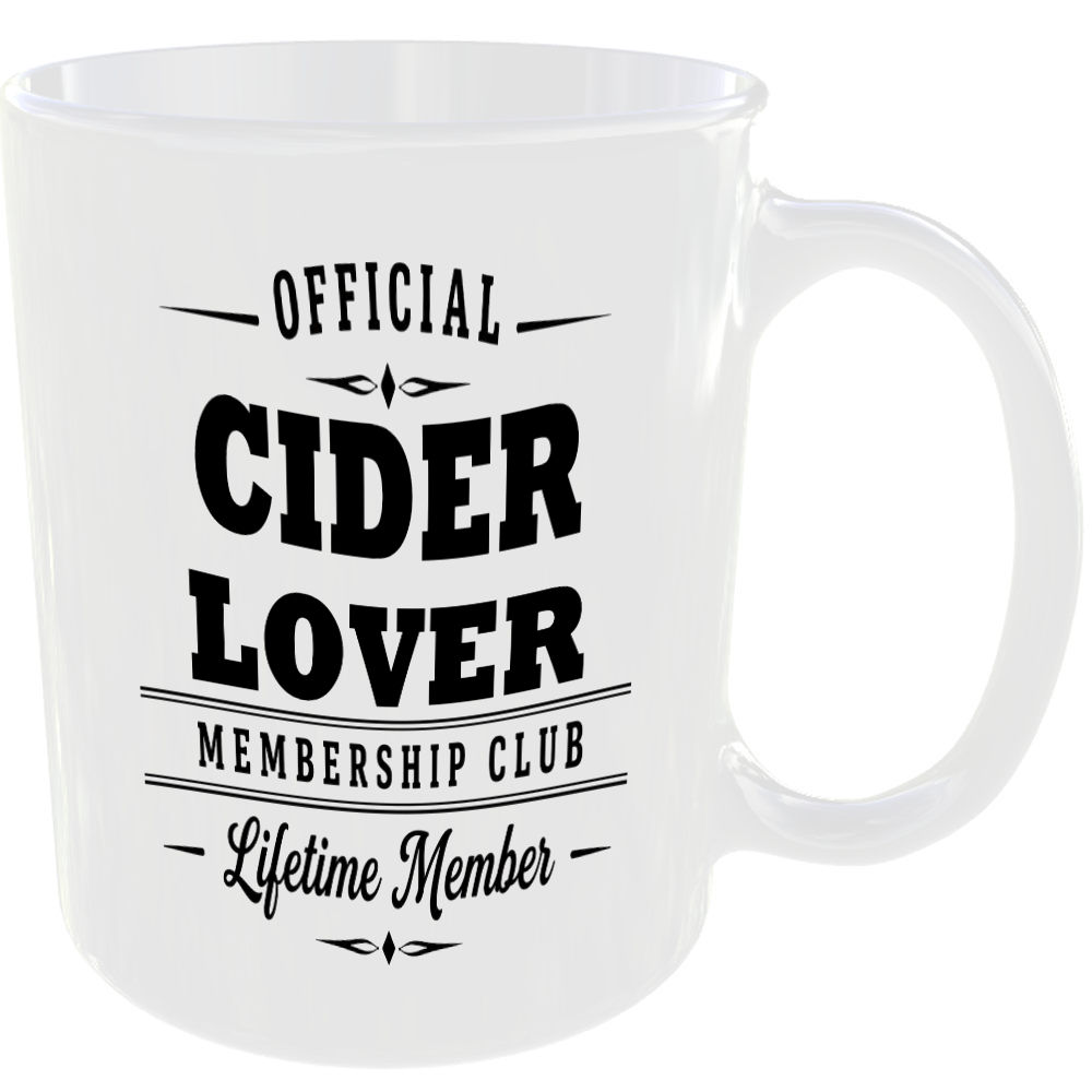 Official Cider Lover Membership Club Funny Ceramic Mug Foodie Drink Kitchen Gift - Image 2