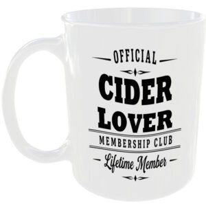 Official Cider Lover Membership Club Funny Ceramic Mug Foodie Drink Kitchen Gift