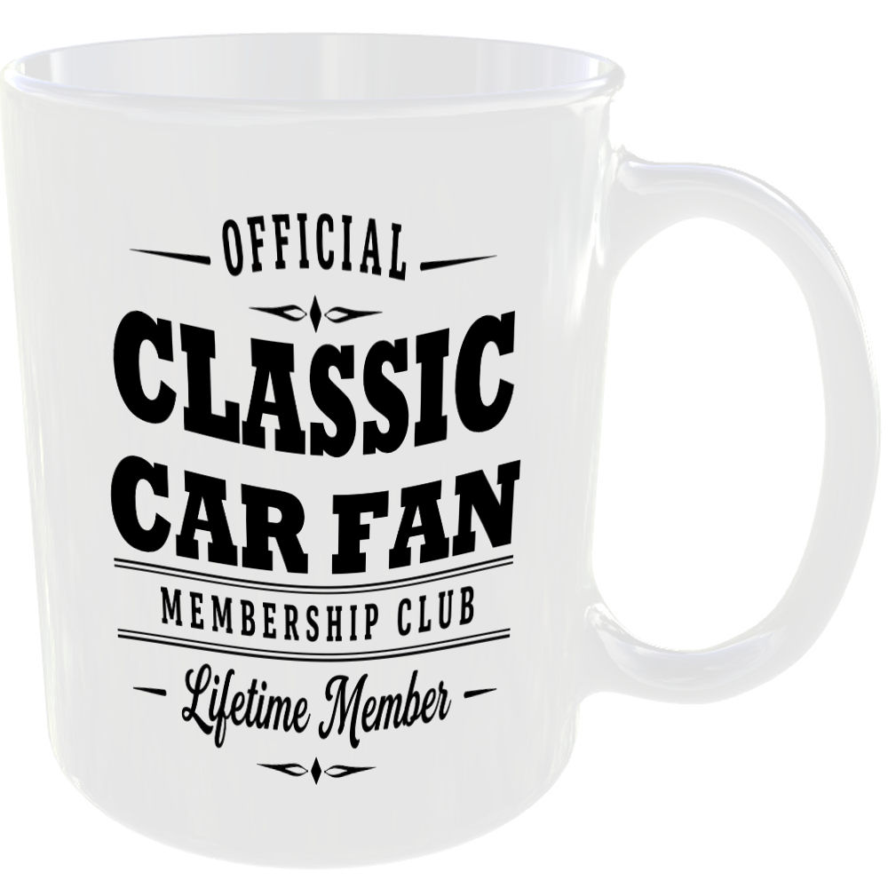 Official Classic Car Fan Membership Club Funny Ceramic Mug Car Enthusiast Gift - Image 2