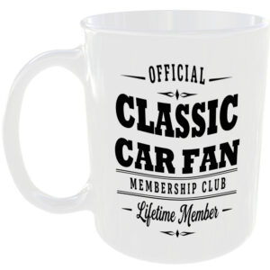 Official Classic Car Fan Membership Club Funny Ceramic Mug Car Enthusiast Gift