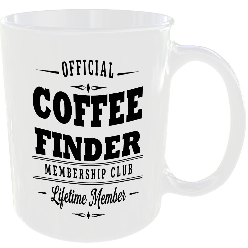 Official Coffee Finder Membership Club Funny Ceramic Mug Positive Gift Idea - Image 2