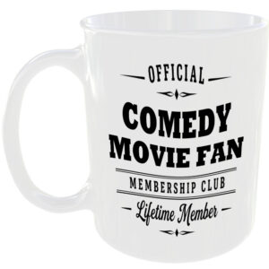 Official Comedy Movie Fan Membership Club Funny Ceramic Mug Entertainment Gift