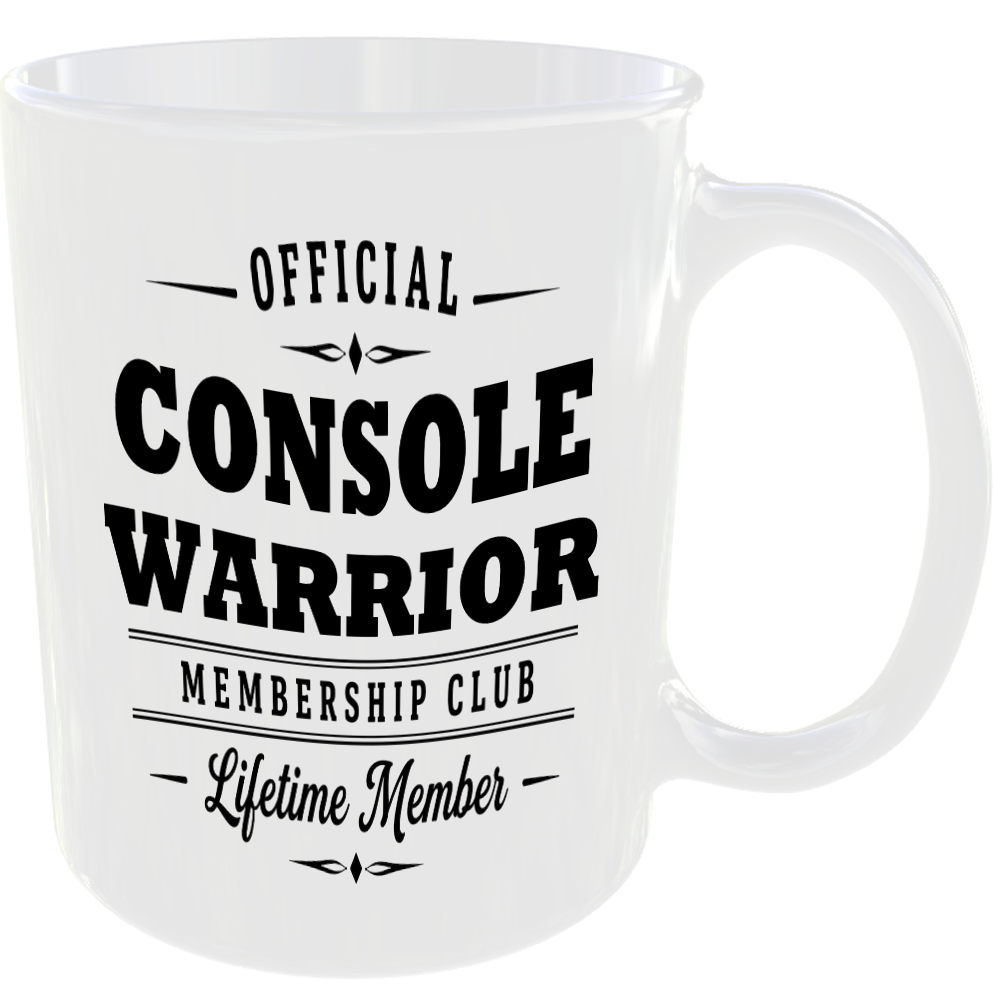 Official Console Warrior Membership Club Funny Ceramic Mug Gaming Gamer Gift - Image 2