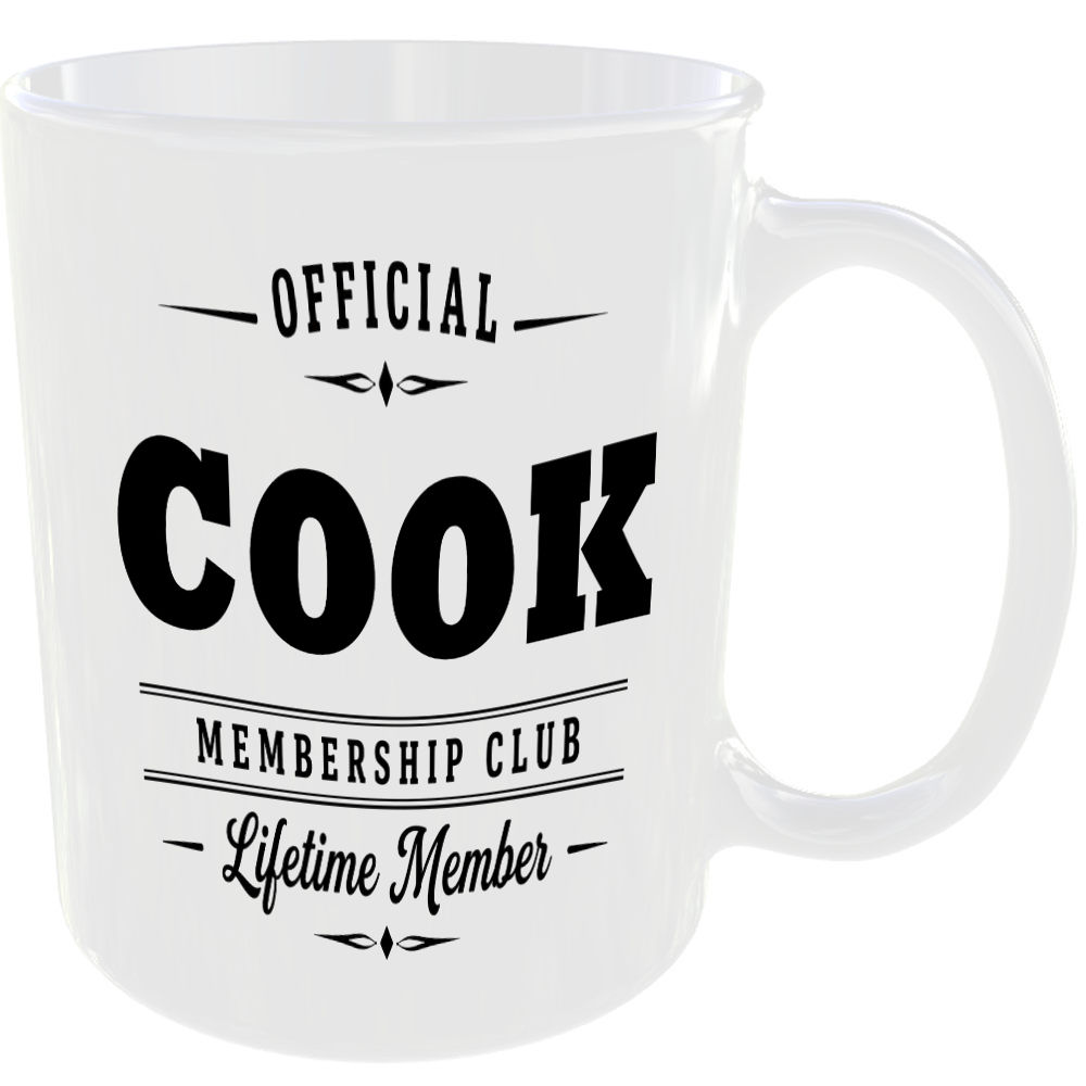 Official Cook Membership Club Funny Ceramic Mug Birthday Gift Tea Coffee Present - Image 2