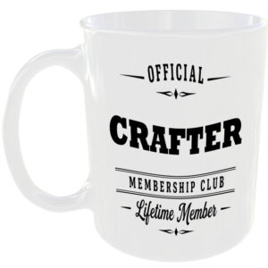 Official Crafter Membership Club Funny Ceramic Mug Birthday Gift Tea Coffee Cup