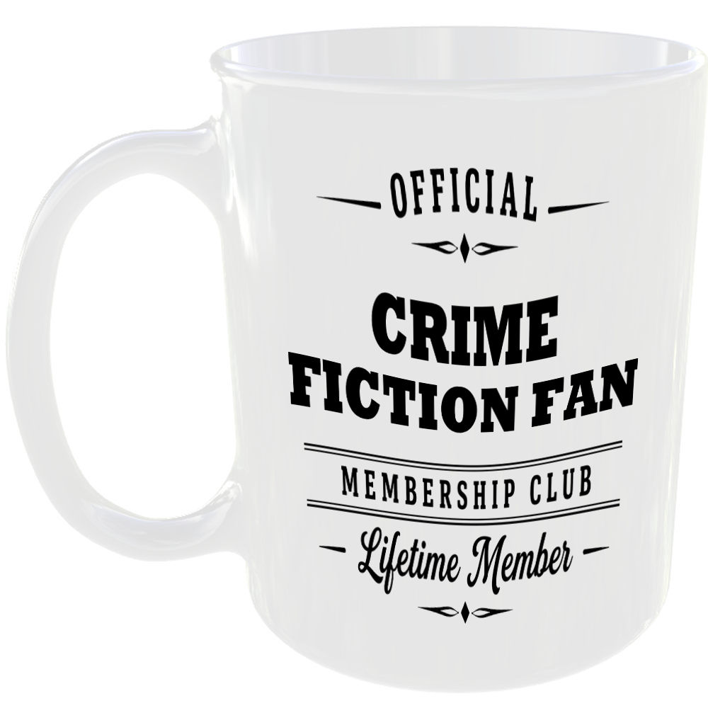 Official Crime Fiction Fan Membership Club Funny Ceramic Mug Entertainment Gift