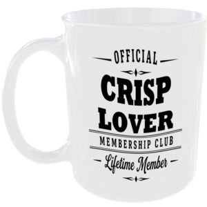 Official Crisp Lover Membership Club Funny Ceramic Mug Birthday Gift Tea Coffee