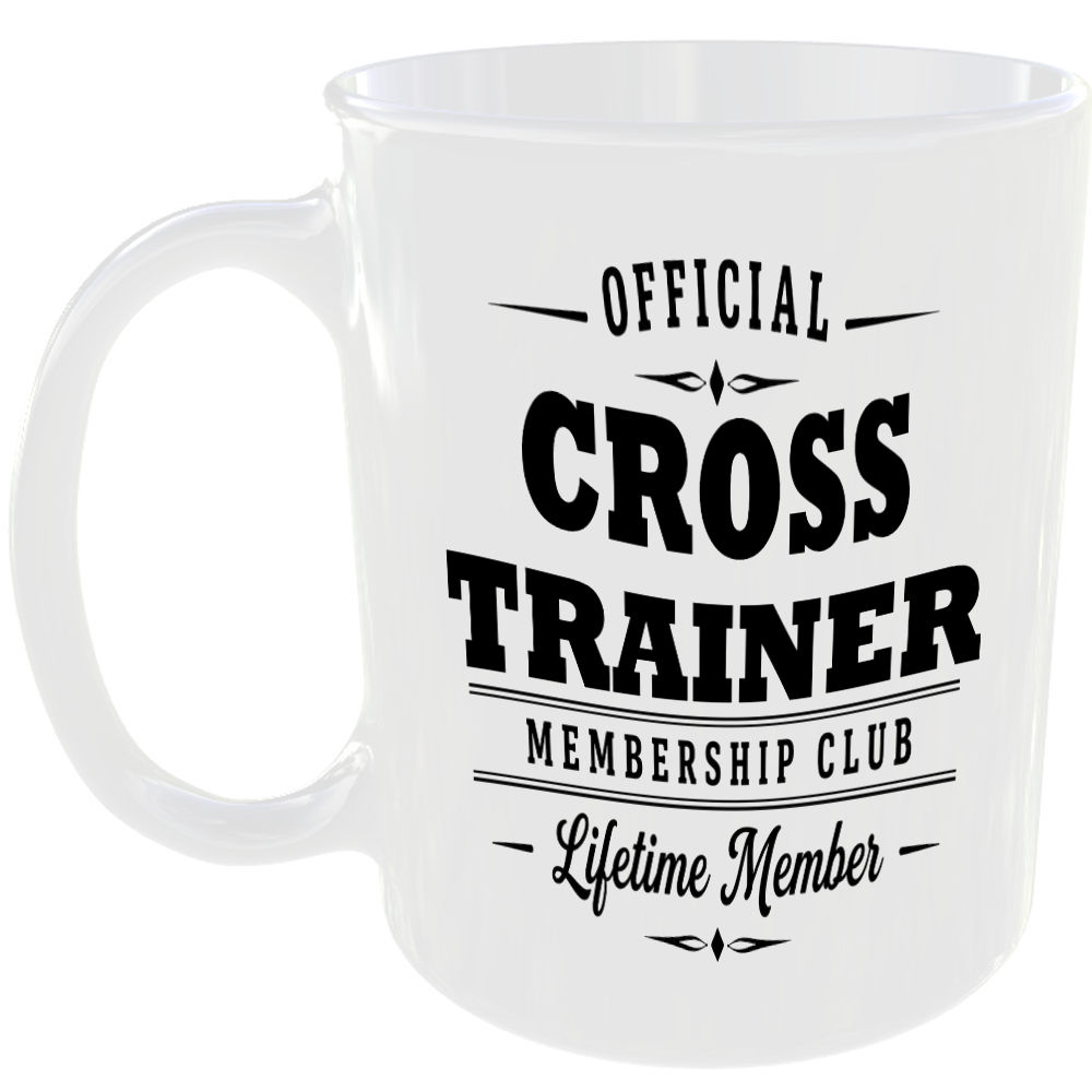 Official Cross Trainer Membership Club Funny Ceramic Mug Sports Fitness Fan Gift