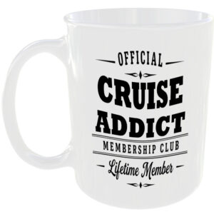 Official Cruise Addict Membership Club Funny Ceramic Mug Travel Holiday Birthday