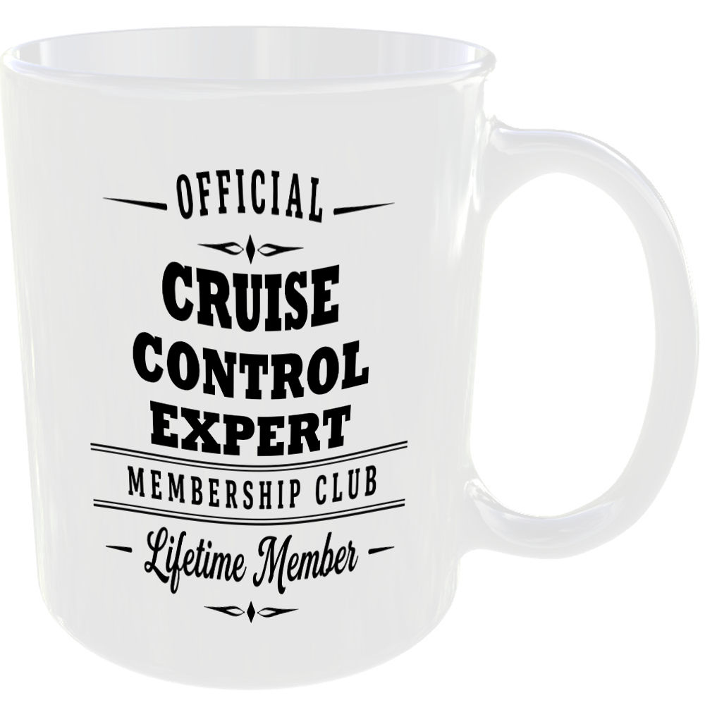 Official Cruise Control Expert Membership Club Funny Car Lover Ceramic Mug Gift - Image 2