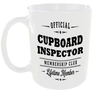 Official Cupboard Inspector Membership Club Funny Ceramic Mug Home Novelty Gift