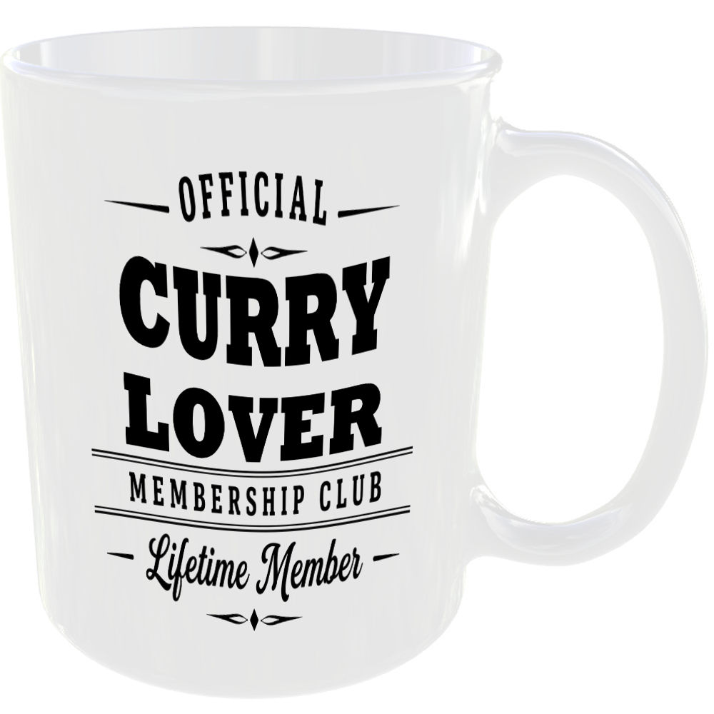 Official Curry Lover Membership Club Funny Ceramic Mug Foodie Kitchen Tea Coffee - Image 2